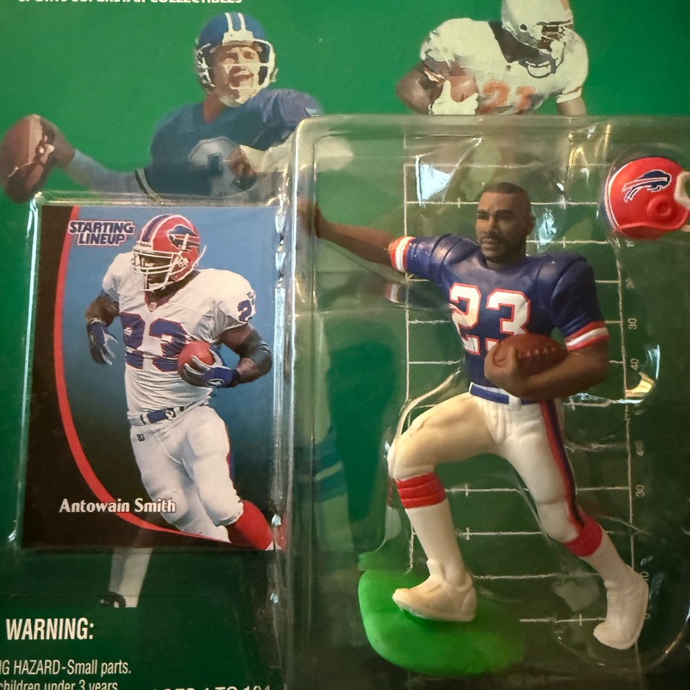 Brand New 1998 Starting Lineup Antowain Smith Buffalo Bills NFL Sports Football